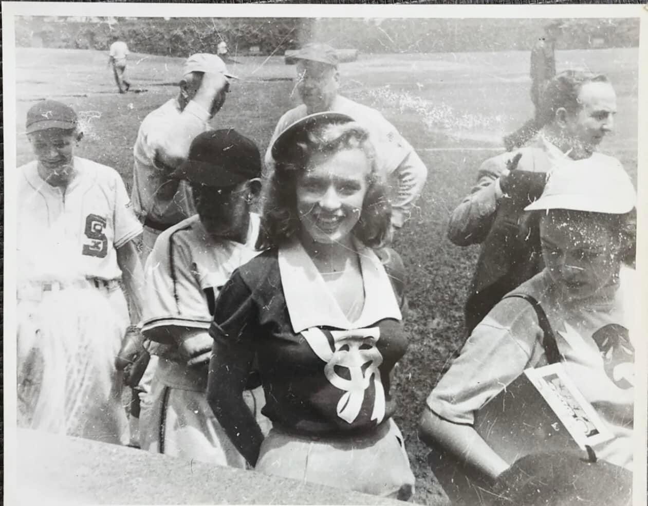 1949 // Marilyn at Wrigley Field | Chicago