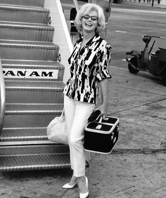 February1962 //MARILYN at MIAMI AIRPORT