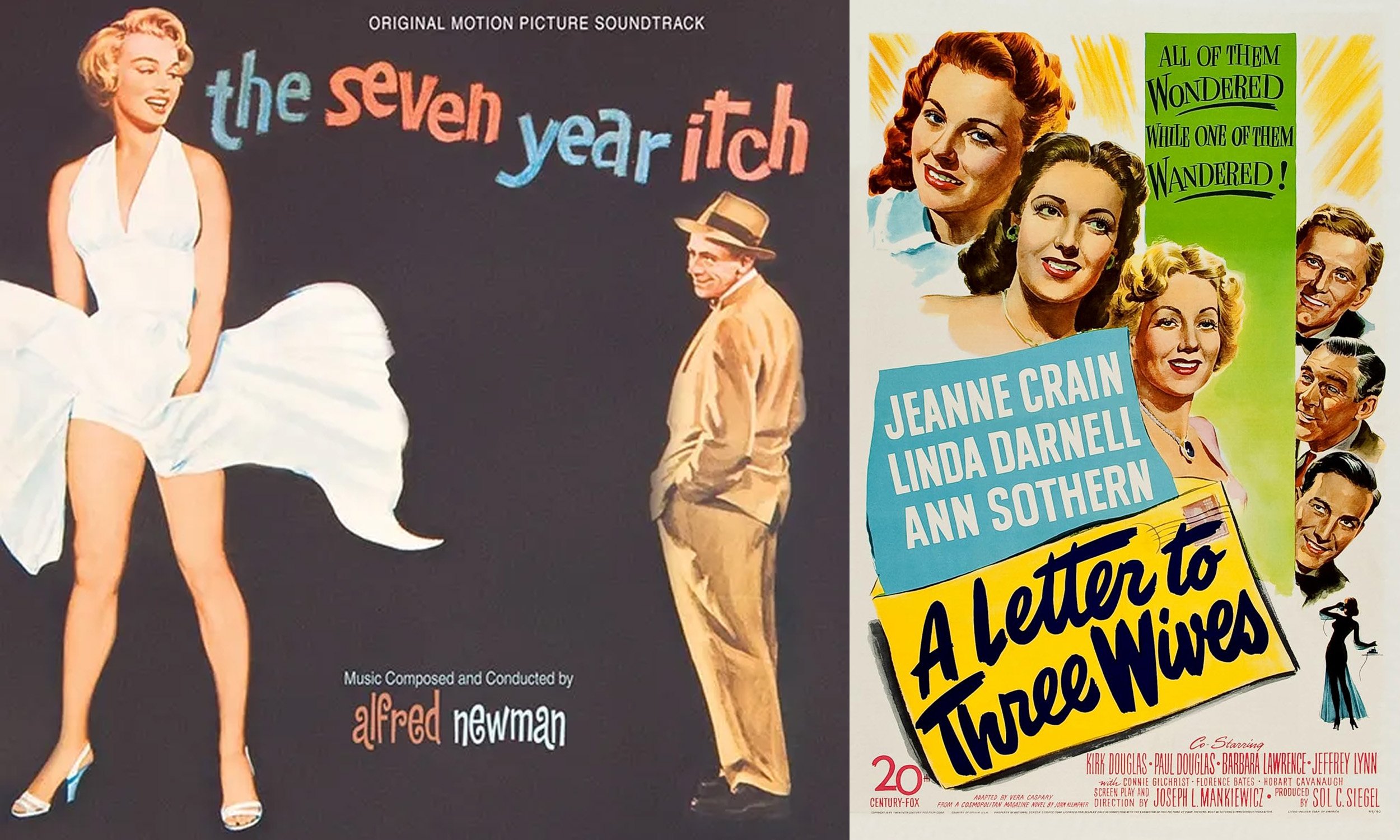 The Seven Year Itch,  Alfred Newman,  +  A Letter to Three Wives